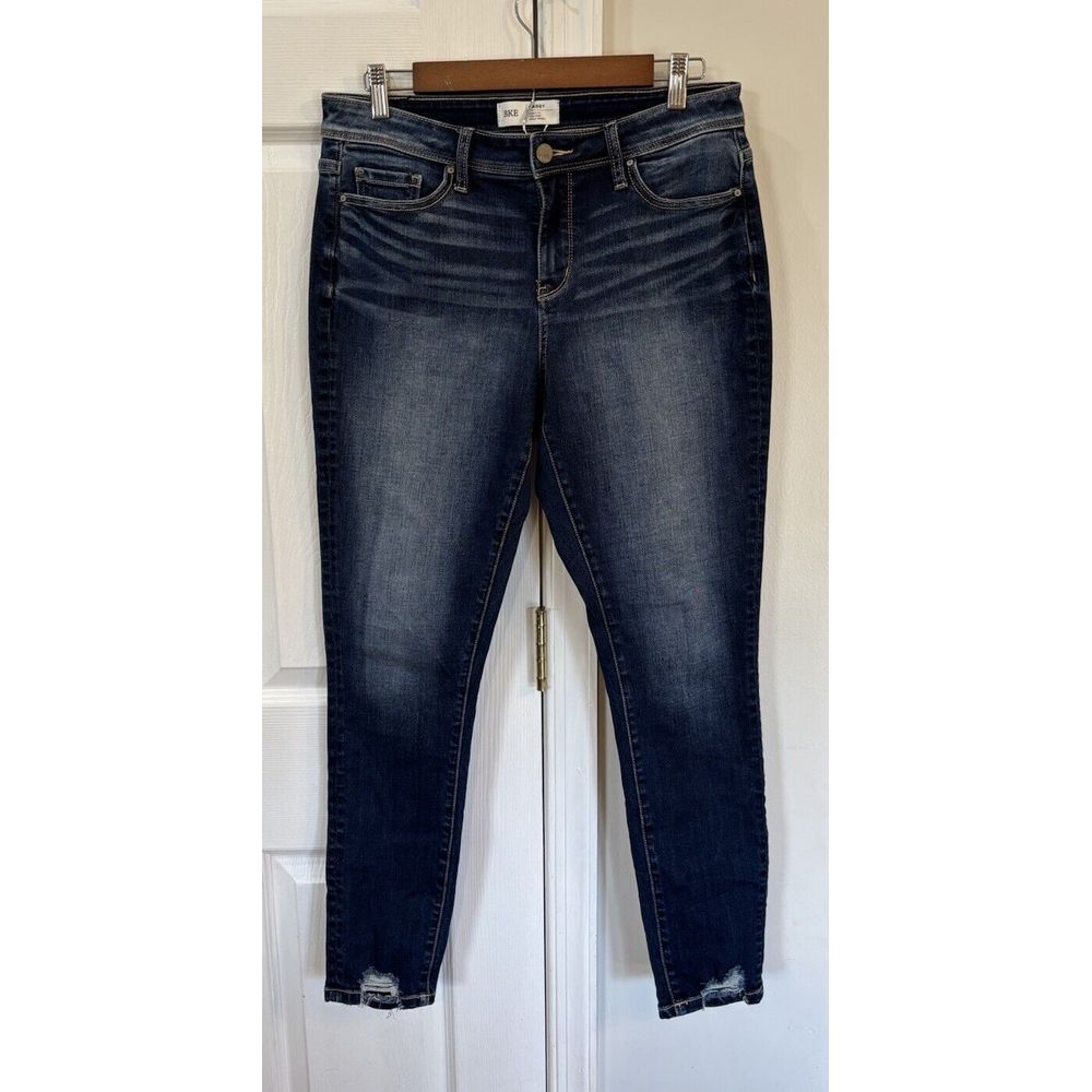 BKE Women's‎ Jeans Sz 27 Gabby Curvy High Rise Denim Distressed